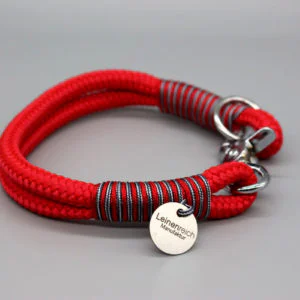 Halsband „Milano“ einfarbig von LEINENREICH