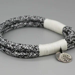 Halsband - Bianco & Nero - von LEINENREICH