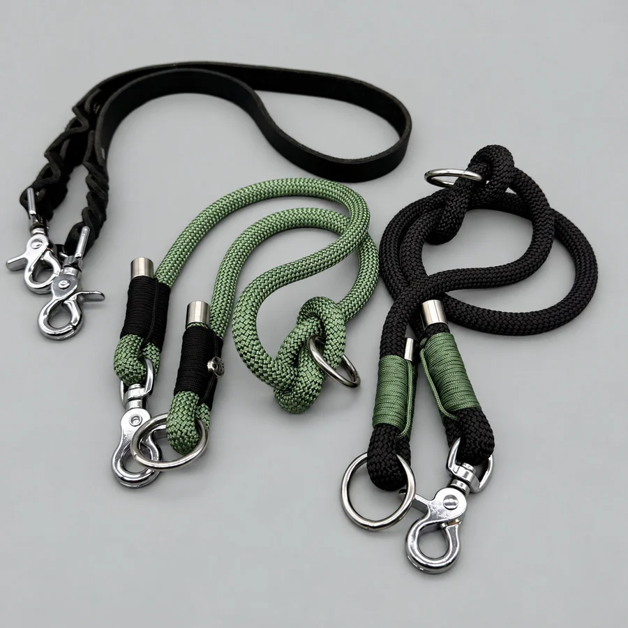 Premium-Wechselleine "Ombra & Foglia" von LEINENREICH